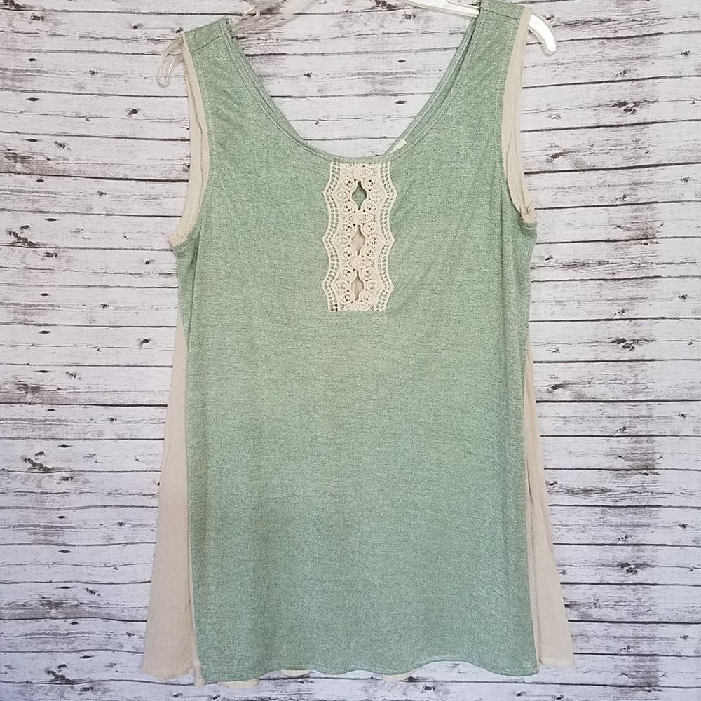 Umgee Sleeveless Top Shirt Blouse